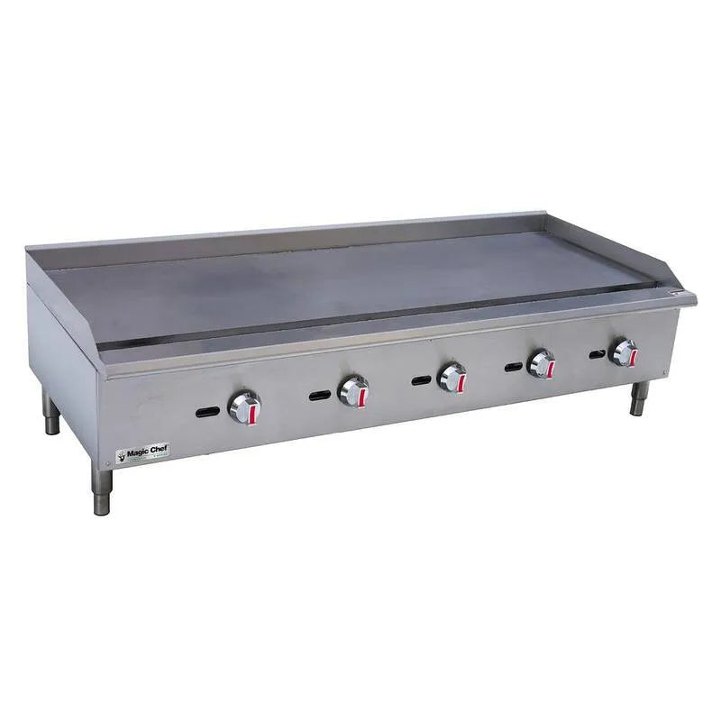 Magic Chef magique, Acier inoxydable, Design commercial, Gaz naturel, 60 po., 60 in