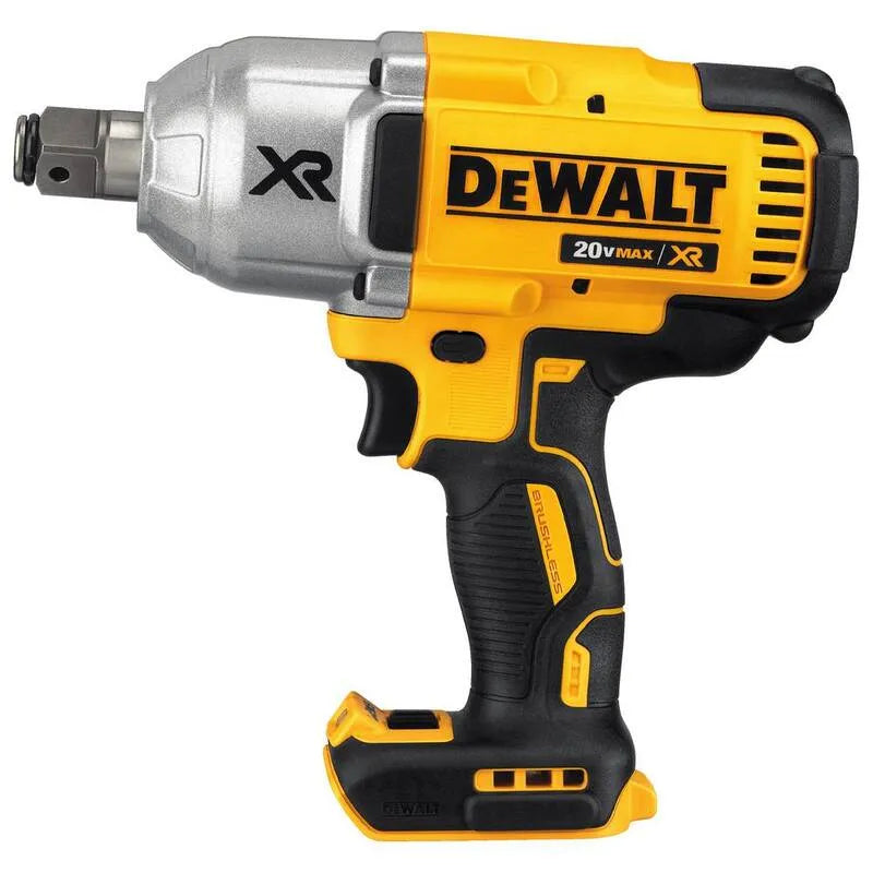 DEWALT, 20V, 3/4 po, Design sans fil, Outil seulement, Clé à choc de haute torque avec enclume de bague de porc, sans brosse, 4 in