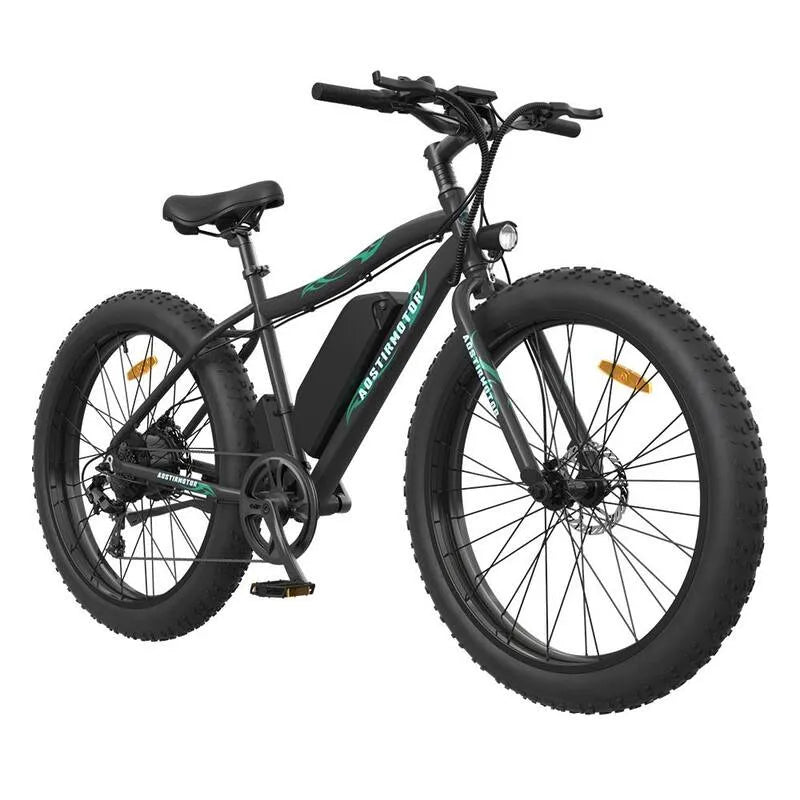 12. 5AH 500, 12, 5 ha, 26 po. Pneu de graisse électrique P7 36-Volt 12. 5 ha Batterie de lithium Remo-Voltable pour adultes, 26 po., 26 in, 12.5AH