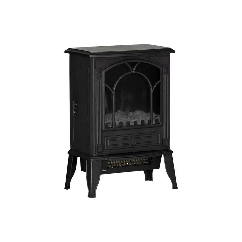 Chauffe-air, 750-Watt, Air forcé, Protection contre la surchauffe, Technologie infrarouge, 1500, Noir