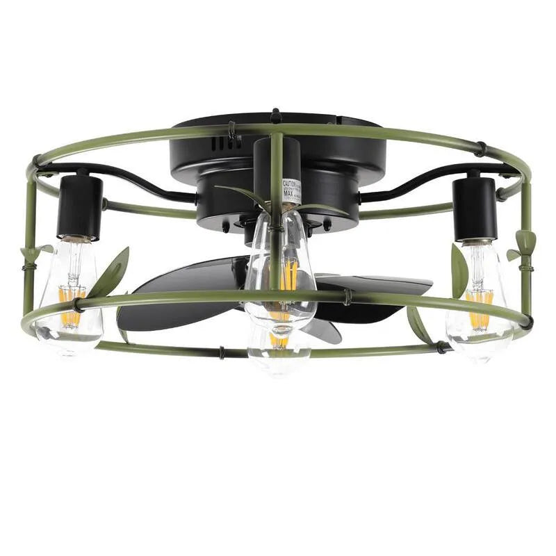 Ventilateur de plafond, 18, 5 po, intérieur, vert, à distance, air contrôlé, 18.5 in