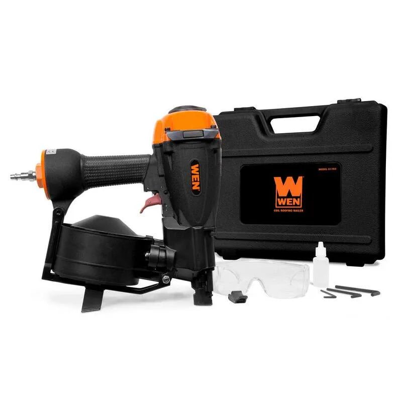 Nailer, 4 po, 15 degrés de la bobine pneumatique de toiture Nailer, 3/4 po., 4 in