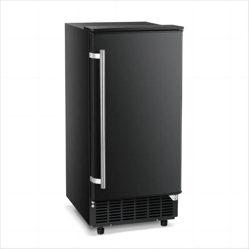 COWSAR, 15 po. 80 lb. machine à glaçons autoportante / sous-counter en acier inoxydable noir, Machines à glaçons autonomes, 15 in, 80 lbs