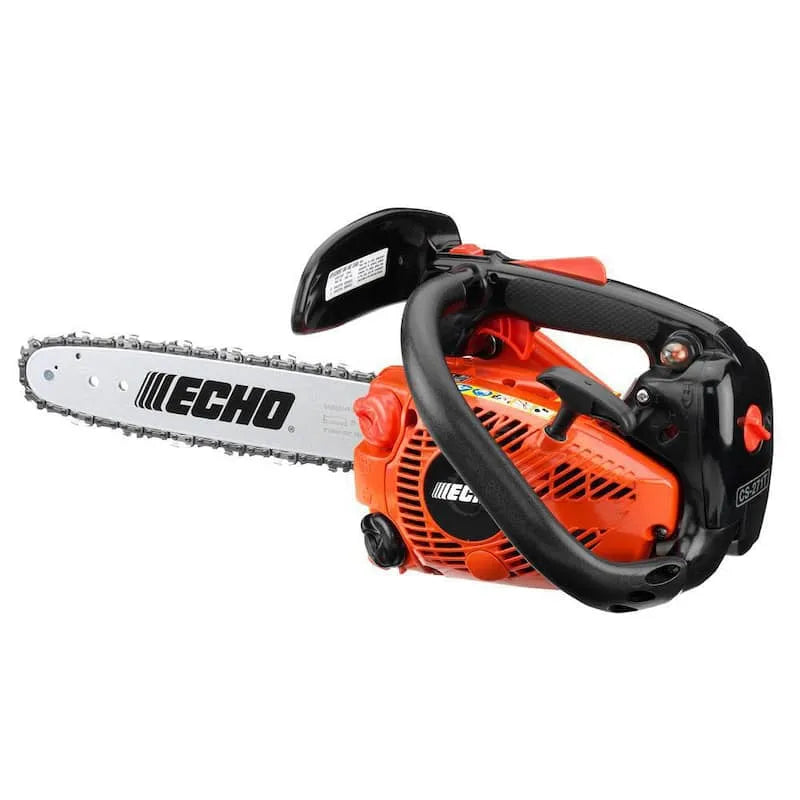 ECHO, 12 po 26, 9 cc Chainière à gaz 2-Stroke avec poignée supérieure, Orange, Tronçonneuses, 12 in