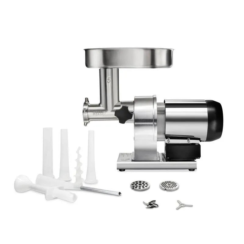 Grindière électrique à viande avec kit de farce de saucisse, 0, 33 HP, boucher, série boucher, 0.33 HP