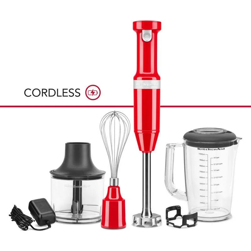 KitchenAid de comptoir Blender, sans fil, vitesse variable, rouge