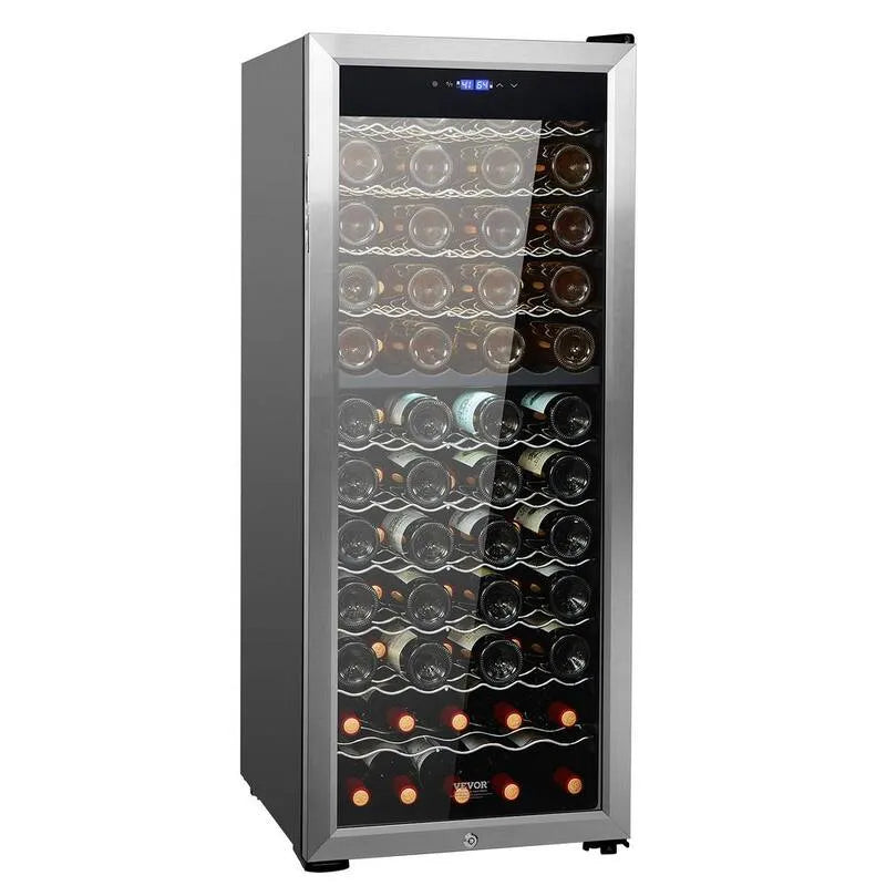 Réfrigérateur 80 bouteilles, cuisson double-boîte, refroidisseur à vin 80 bouteilles