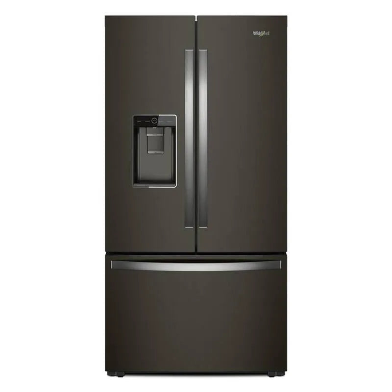 Whirlpool Réfrigérateur à remous, 24 pi, Contre-profondeur, Noir, 24 cu. ft