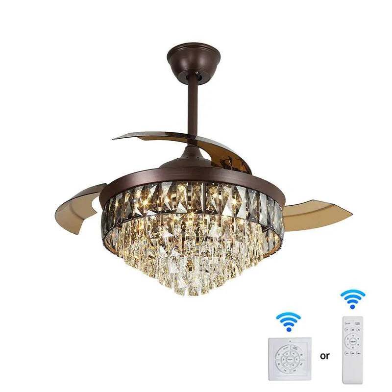 Ventilateur de plafond, télécommande, 42 po, DreamWeave, intérieur, avec lumière LED, noir, 42 in