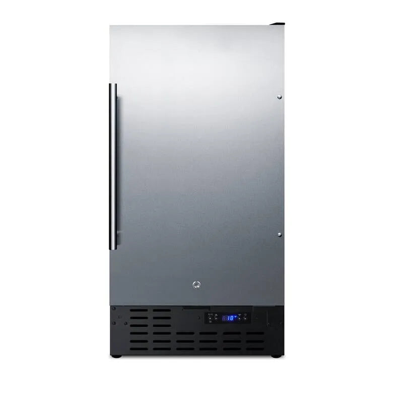 Congélateur droit, 2, 7 pi, acier inoxydable, sans givre, 2.7 cu. ft