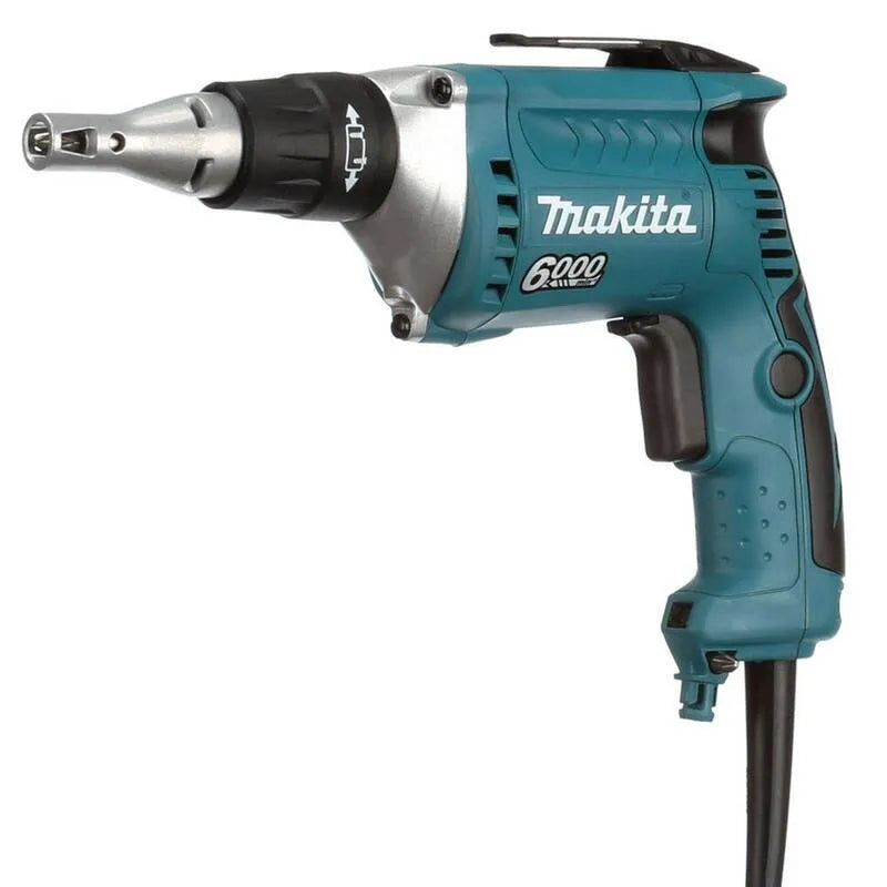 Makita RPM 1, 6000 RPM, 1/4 po, tournevis à paroi sèche, 6 Amp 6000/4 po., 4 in