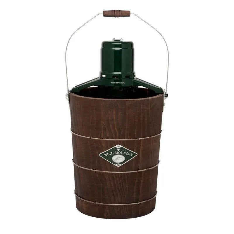 Machine à crème glacée, 6 Qt. Vert et Brown Electric