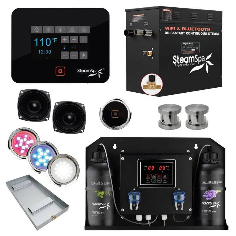 10. 5kW Pompe à parfums à démarrage rapide 10, 5kW, noir série, nickel brossé