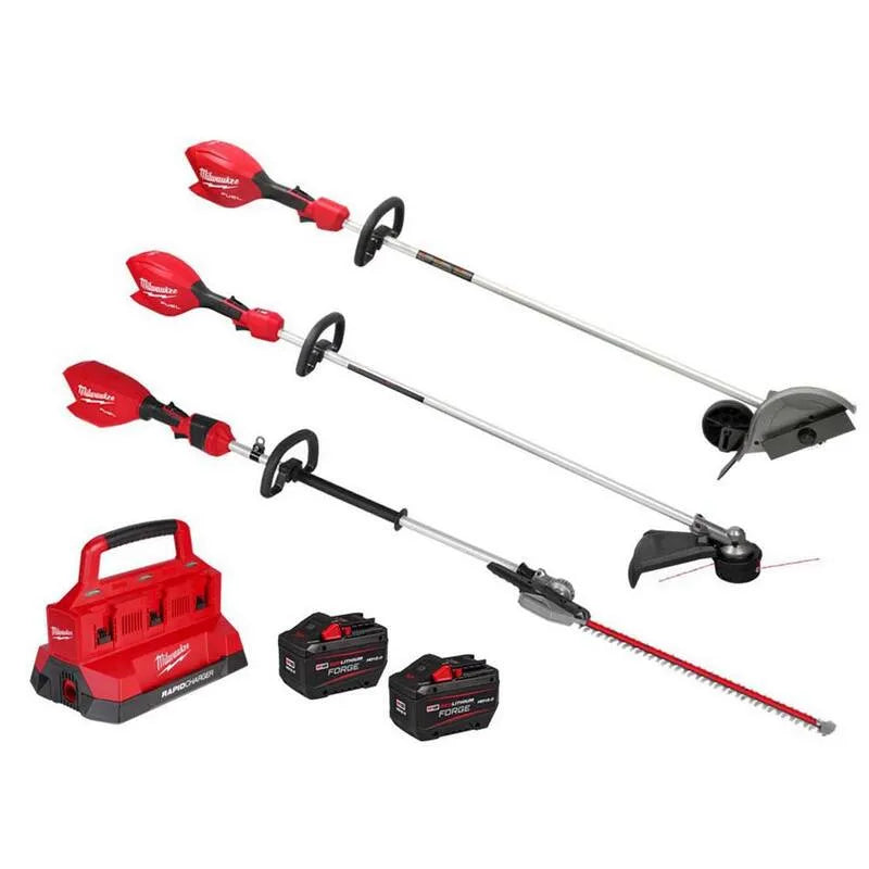 Milwaukee FUEL 18V M18 String Trimmer, 8 po, 12. 0 Ah Batterie, Pole taille-haies, sans fil Design, sans pinceau, 8 in, 12.0 Ah