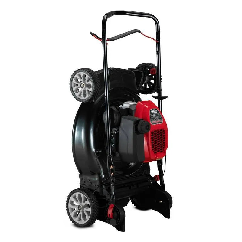 Troy-Bilt, 3-in-1 XP 21 po. 149 cc Série de stockage vertical Moteur 3-en-1 Marche à gaz derrière la tondeuse à gazon poussoir, Noir, Towers à gazon, 21 in