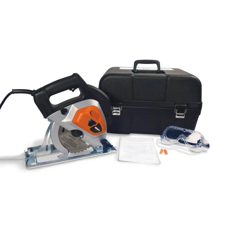 Scie circulaire, 7-1/4 po, Scie circulaire de coupe métallique, 4 in, Orange, Scies circulaires