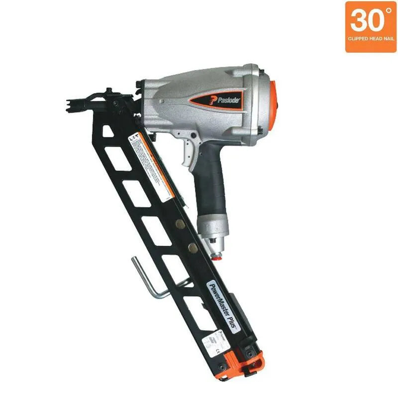 Nailer à fragrance, Pneumatique 3-1/2 po, 30 degrés Air Cordé PowerMaster Plus Tête à clivage, 2 po., 2 in