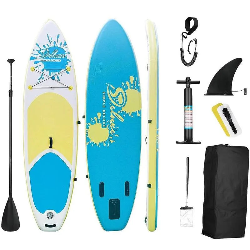 Support gonflable, 11 pieds, Sac à dos, Inflation rapide, 11 ft, Gris, Conseils de Surf